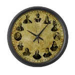 Pope Pius Clock - 17" Large Wall Clock